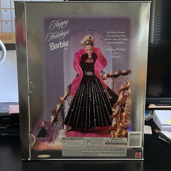 1998 Happy Holidays Barbie Doll Special Edition